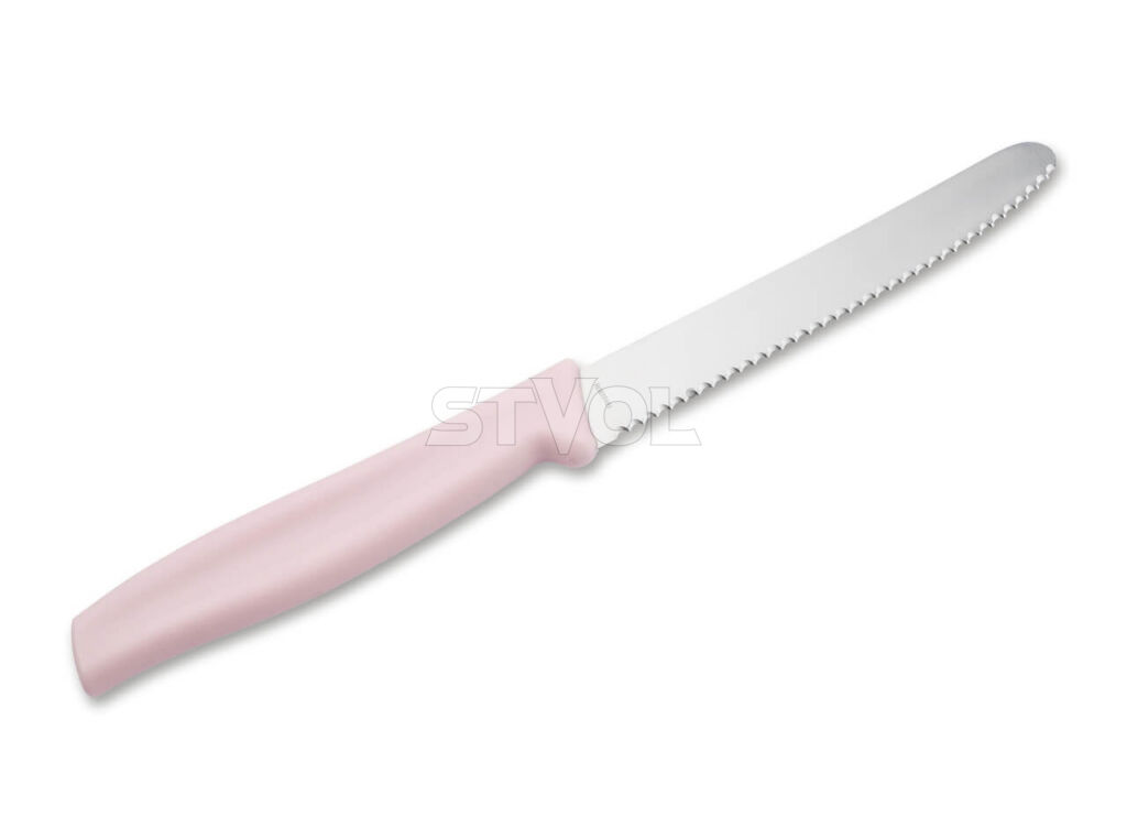 Серрейторный кухонный нож Boker Sandwich Knife, розовый Фото 2