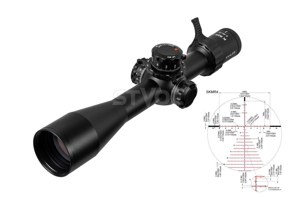 Приціл оптичний KAHLES K 525i DLR CCW 5-25x56 / Skmr4-right фото