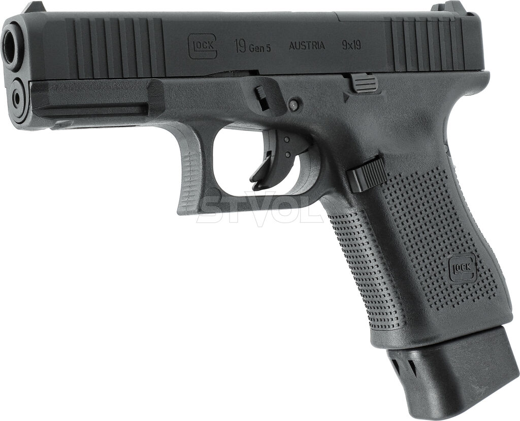 Пневматический пистолет Umarex Glock 19  Gen5 MOS BLK кал.4,5мм Фото 4