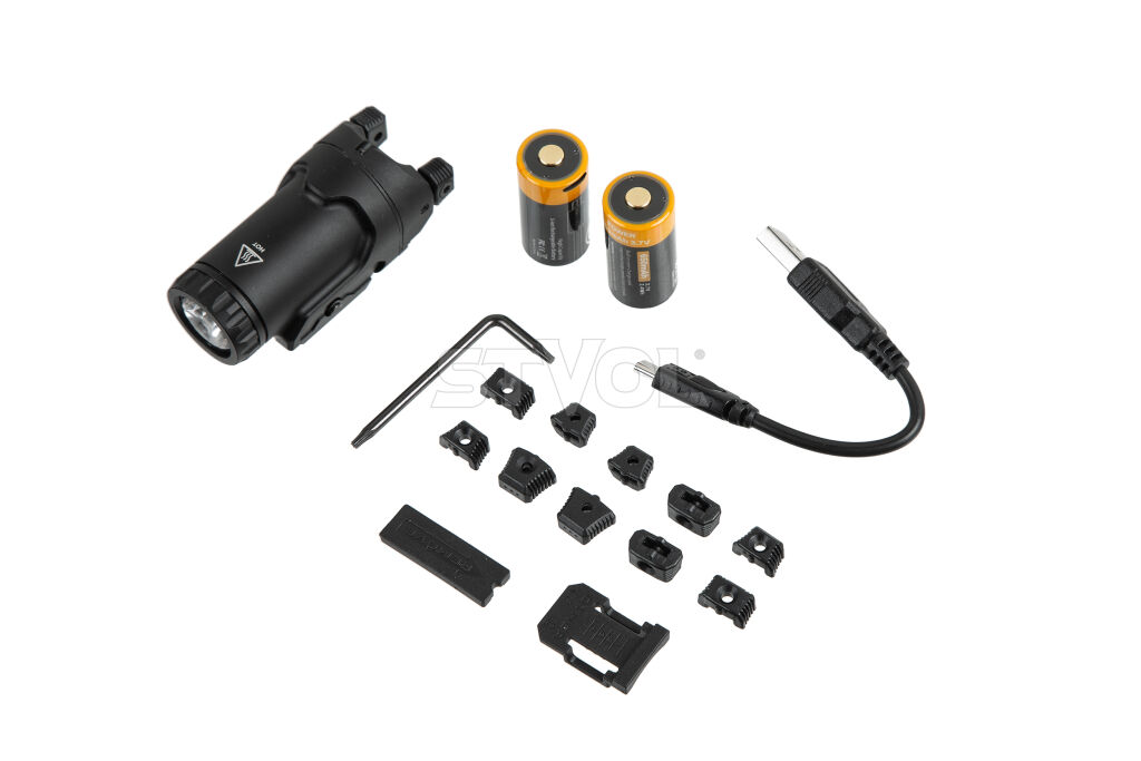 Подствольный фонарь Sig Optics FOXTROT2R, RECHARGEABLE, WHITE LIGHT, 700 LUMENS, BLACK Фото 4