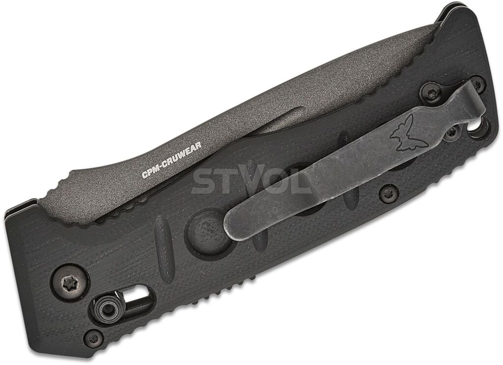 Нож Benchmade "Sibert Mini Auto Adamas", черный Фото 4