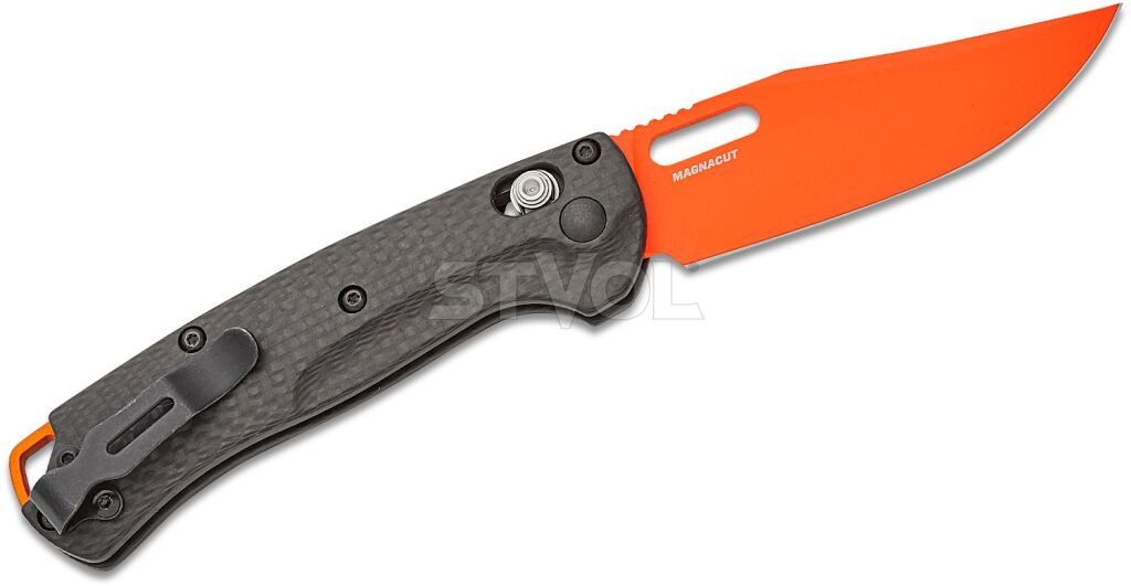 Ніж Benchmade "Mini Taggedout", orange, CF фото 2