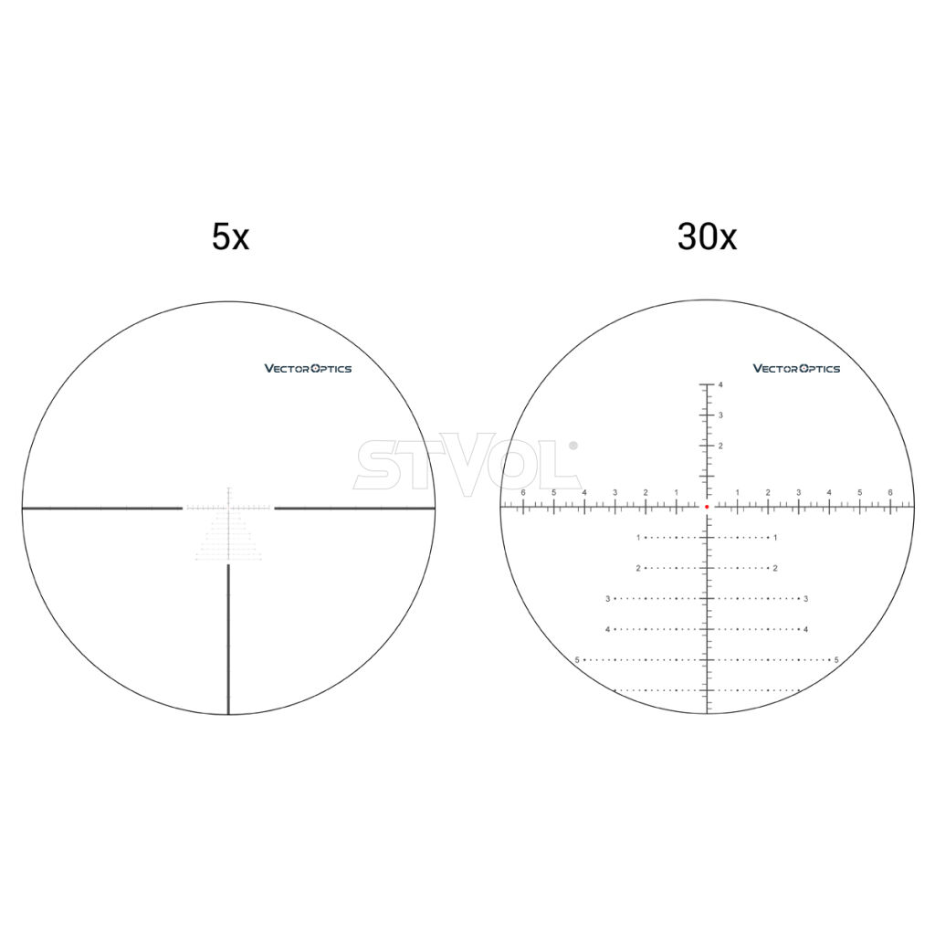 Прицел оптический Vector Optics Continental 5-30x56 (34mm) illum. FFP Tactical Фото 2