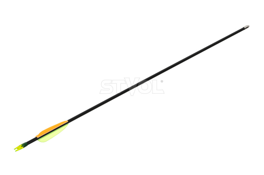 Стрела фиберглассовая для лука Ek Archery 26'' чёрная Фото 2