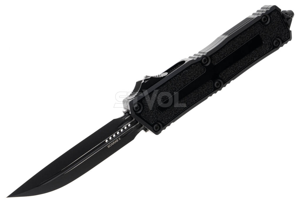 Ніж Microtech Scarab II Gen III D/E-S, tactical, чорний фото