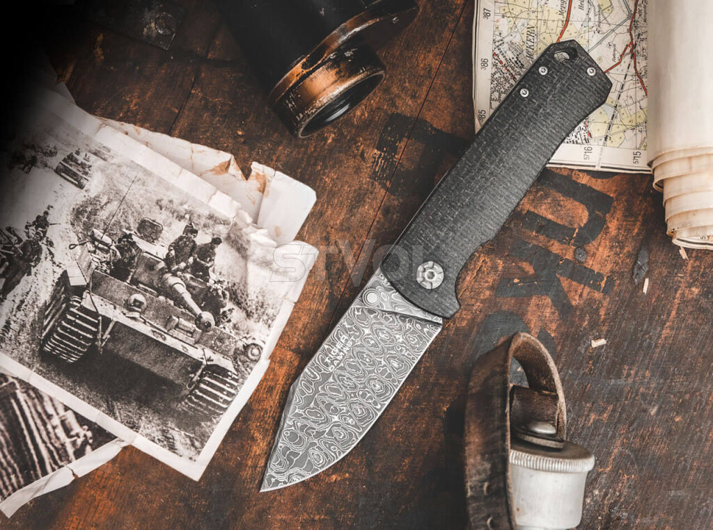 Нож Boker "Tiger-Damast" Фото 3