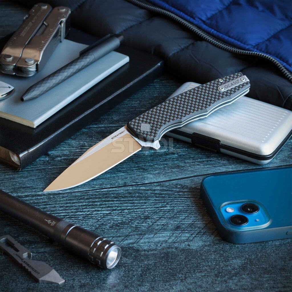 Ніж Ocaso "Strategy", Carbon Fiber + G-10, Satin фото 5