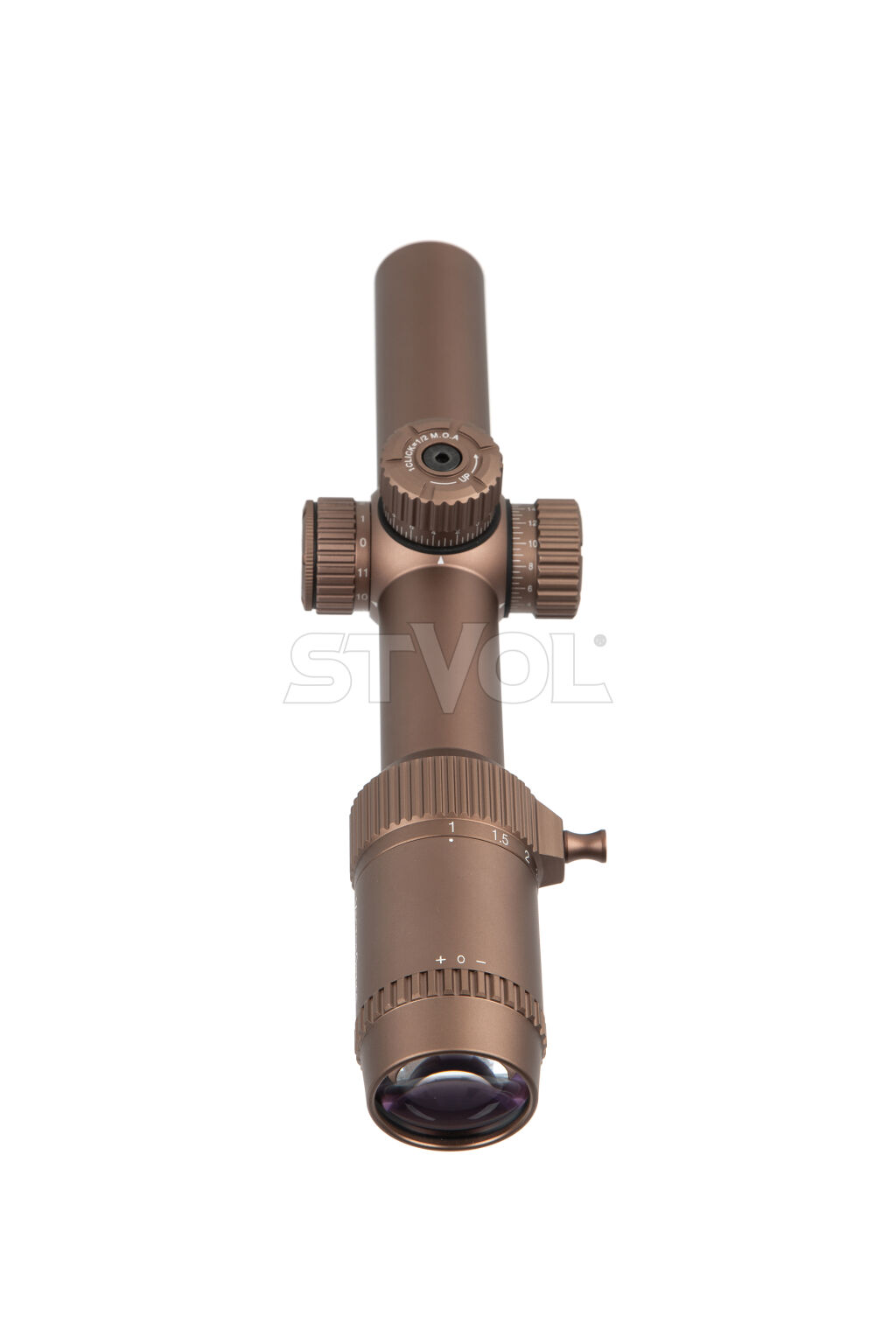 Приціл оптичний Vector Optics Forester 1-8X24 (30 мм) illum. SFP Coyote FDE Etched Glass фото 4