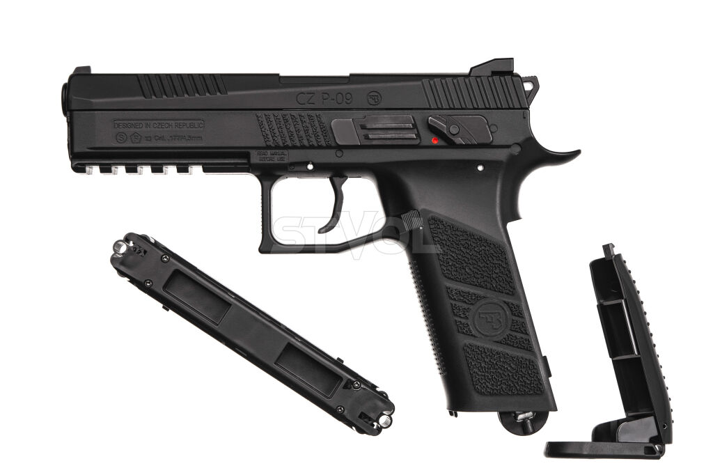 Пистолет пневматический ASG CZ P-09 Pellet Blowback, 4,5 мм Фото 3