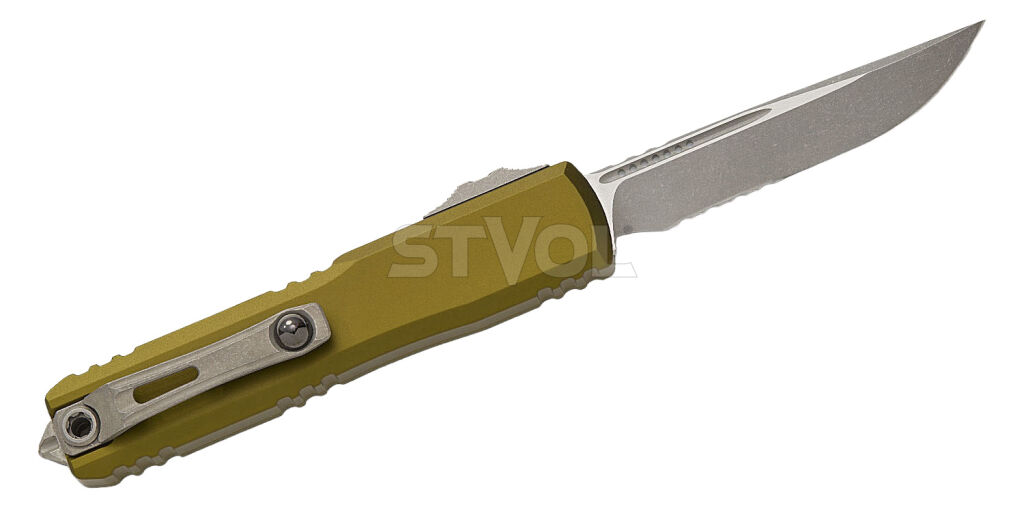 Ніж Microtech Ultratech Gen IV OTF полусеррейтор S/E Apoc OD Green фото 2
