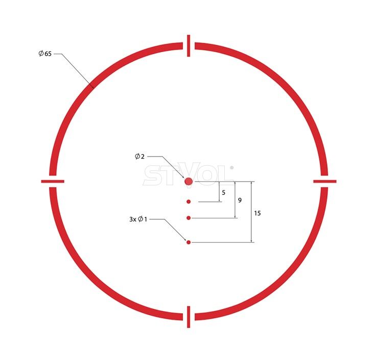 Приціл коліматорний Sig Optics ROMEO8H BALLISTIC CIRCLE DOT, 0.5 MOA ADJ, BLACK фото 6