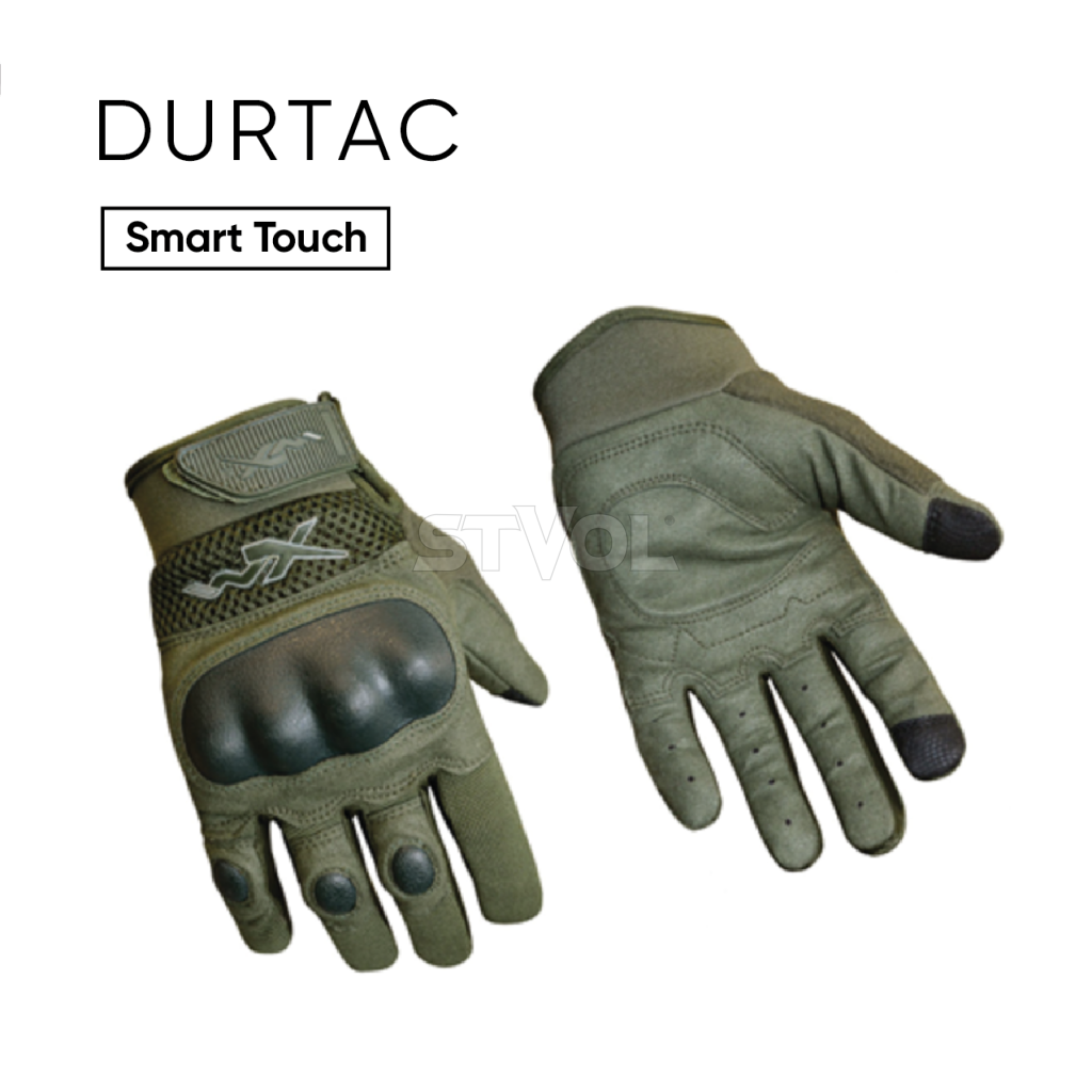 Перчатки Wiley X з натуральної або копозиційної шкіри G702LA DURTAC SmartTouch Foliage Green Size L фото