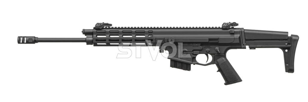 Карабин нарезной Robinson XCR-L 223REM 16" Gas Piston 1:7 Lightweight M-Lok Black Фото 9