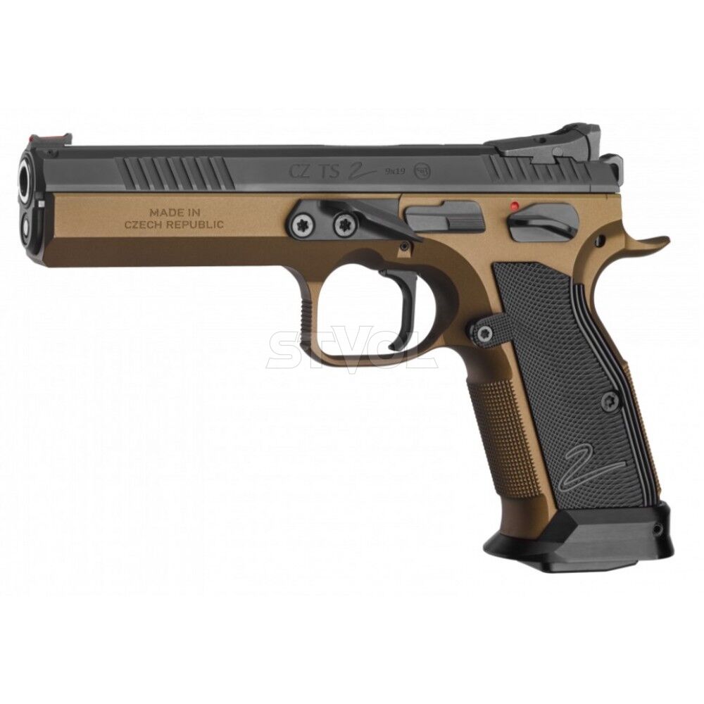 Пістолет спортивний CZ TS 2, DEEP BRONZE 9x19 20rd Пластиковий кейс фото