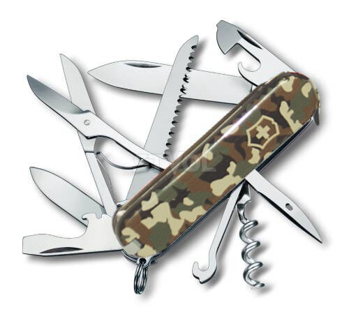 Нож Victorinox Swiss Army Huntsman "Green camouflage"