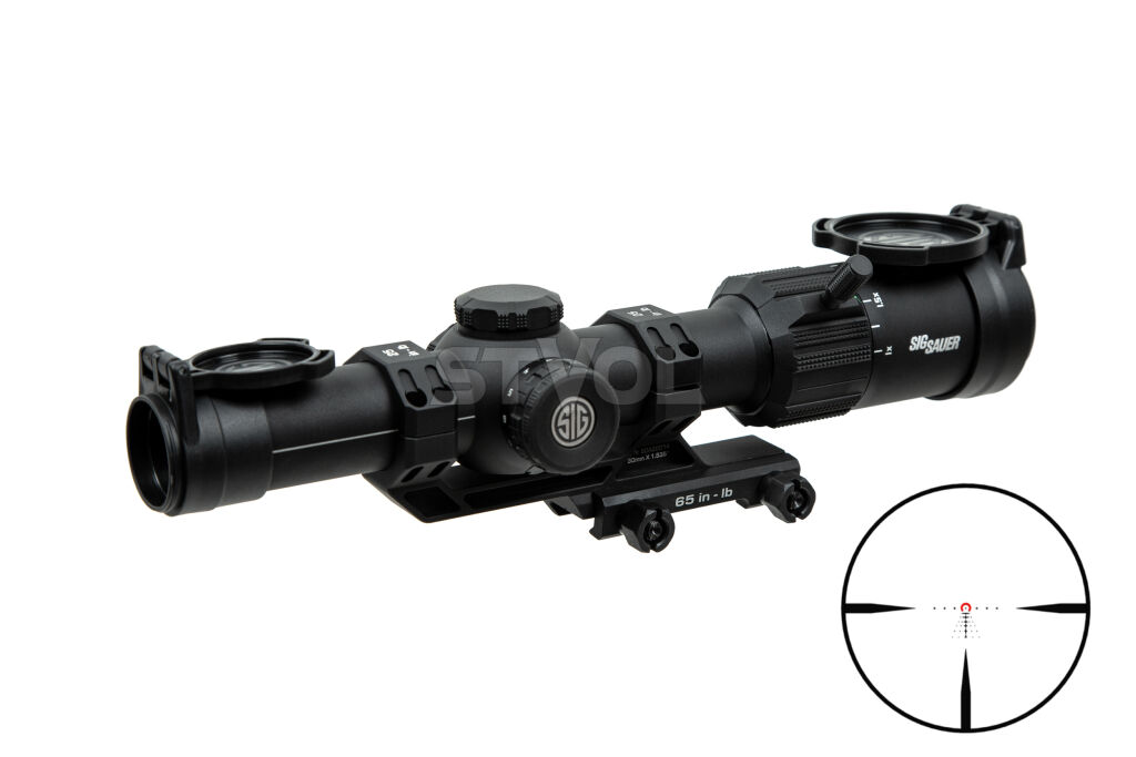 Приціл оптичний SIG Optics TANGO MSR 1-6X24MM, 30MM, SFP. Сітка MSR BDC6 з підсвічуванням фото