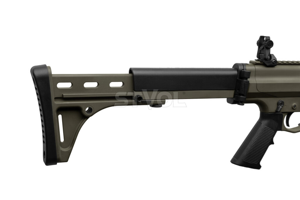Карабин нарезной Robinson XCR-L 223REM 18,6" Gas Piston 1:7 Heavy M-Lok Green Фото 6
