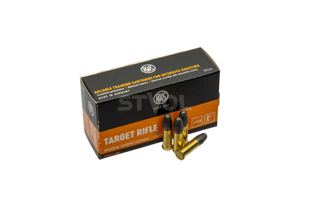 2132478 Патроны нарезные RWS Target Rifle, кал. 22 LR, 40GR (2,6г), 330 м/с, 50 шт/уп.