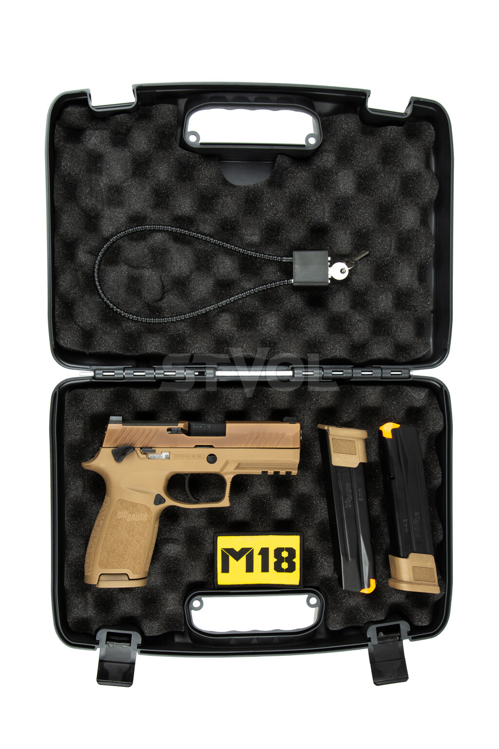 Пистолет спортивный Sig Sauer M18, 9MM, 3.9IN, COYOTE, SIGLITE, (1) 17RD (2) 21RD MAG, MANUAL SAFETY Фото 8