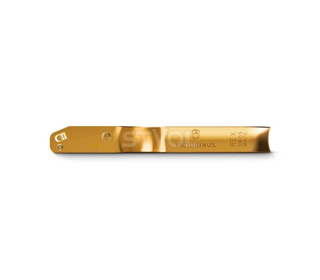 Овочечистка Victorinox REX, позолота, одностороння гладка РК фото 4