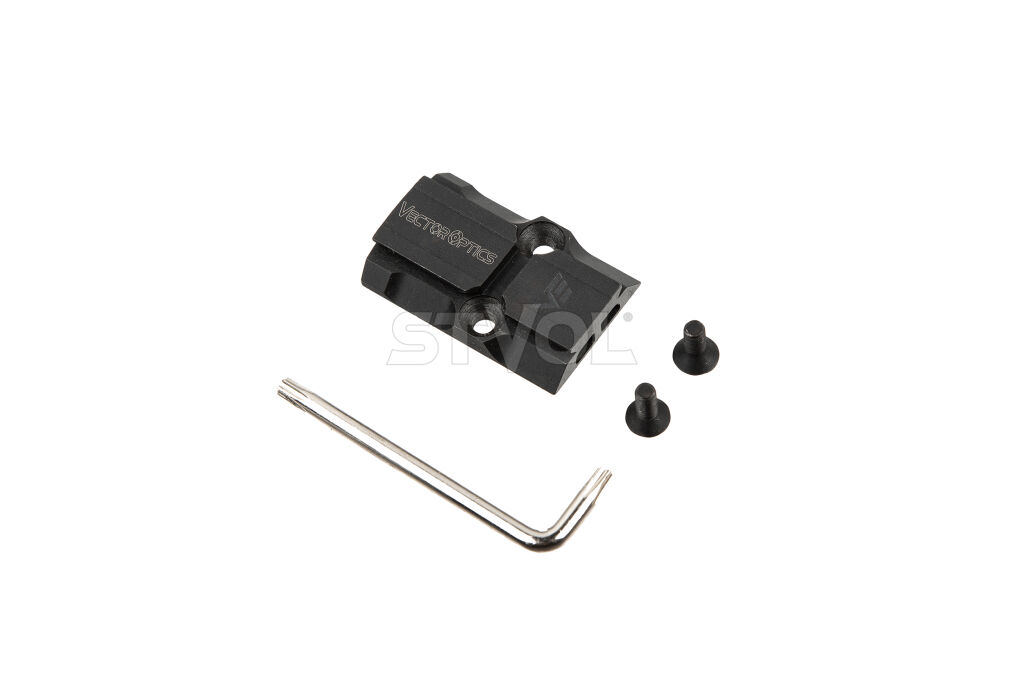 Перехідник Vector Optics з MOJ платформи (Trijicon RMR) на VOD footprint (SCRD-63/SCRD-75) фото 3