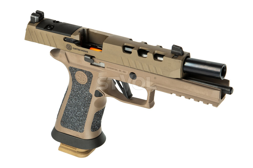 Пістолет спортивний Sig Sauer P320 9MM, 5IN, DH3, COYOTE, (3) 21RD STEEL MAG, RAIL фото 5