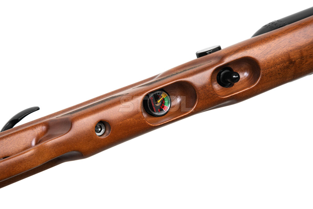 Пневматична Редукторна PCP гвинтівка  Aselkon MX9 Sniper Wood  кал. 4.5 фото 6