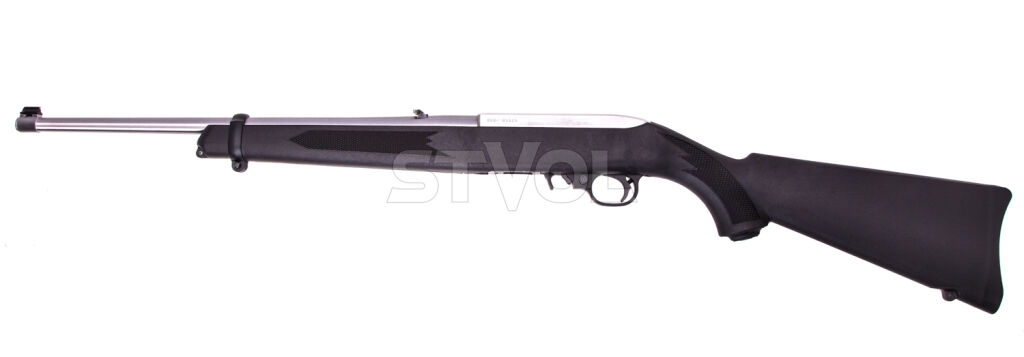 01256 Карабин нарезной RUGER "10/22"Carbine 22LR Synthetic, Stainless Steel 18.5'' Фото 2