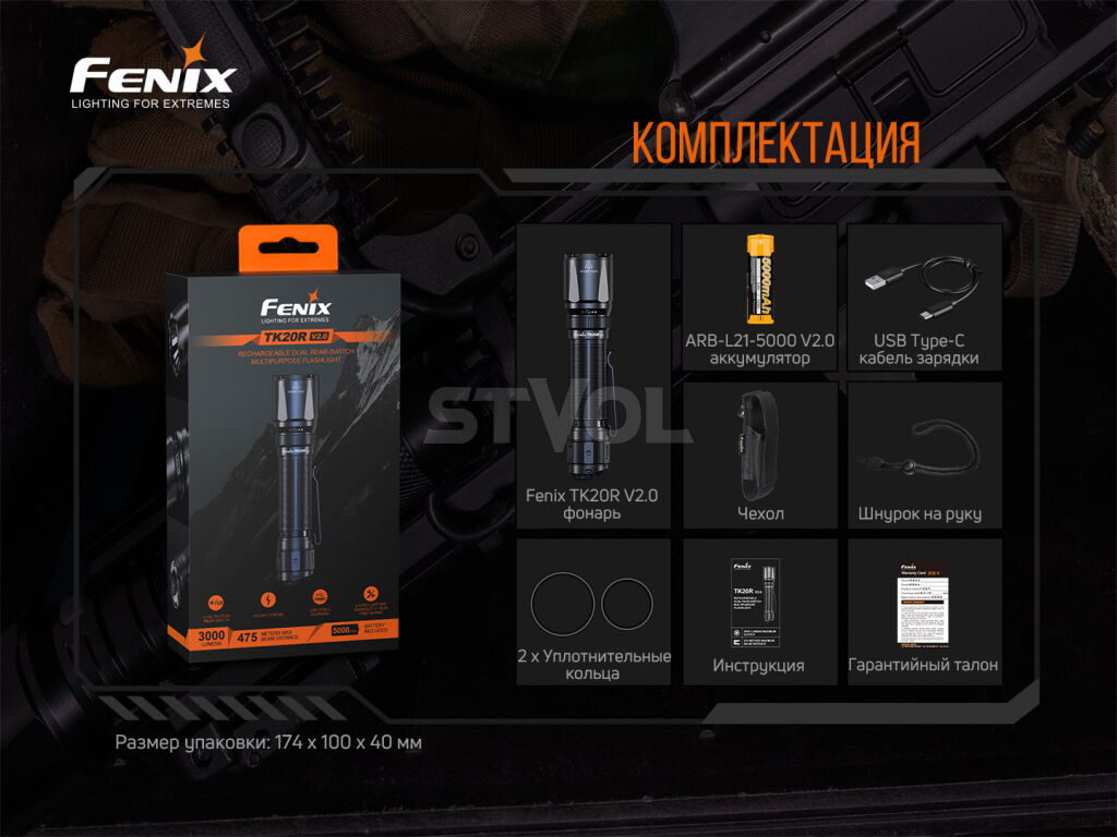 TK20RV20 Ліхтар ручний Fenix TK20R V2.0 фото 10