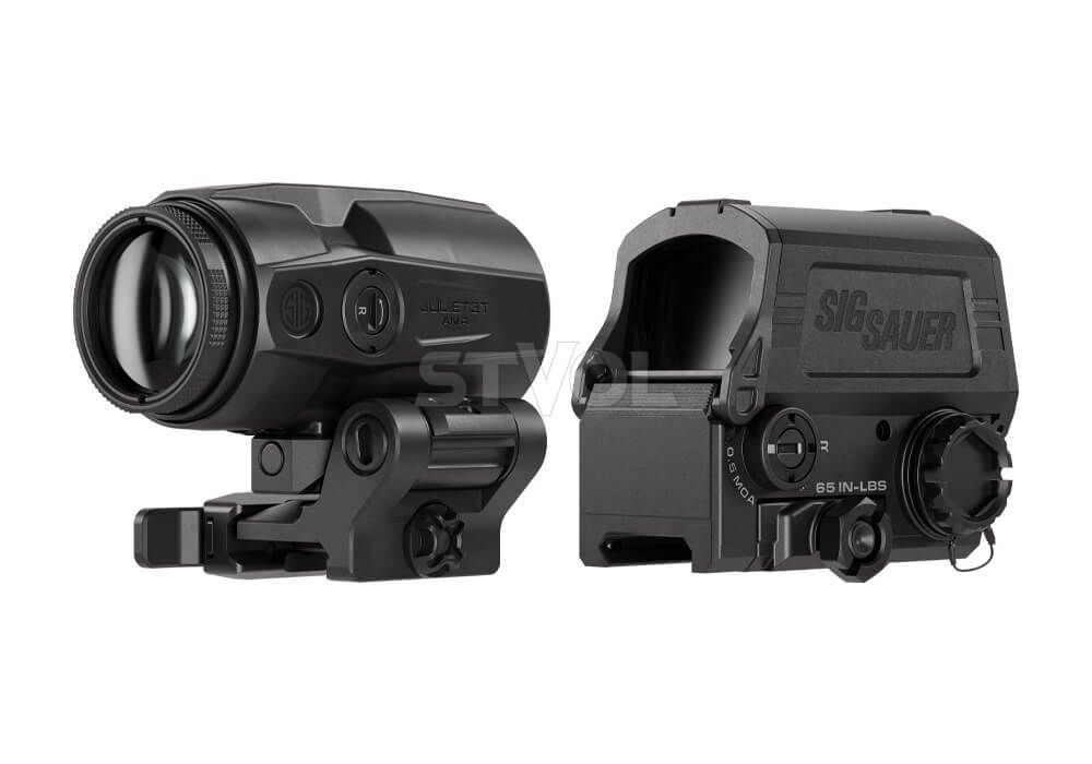 Комплект Sig Optics коллиматор ROMEO8T-AMR 1X40  і магніфер JULIET3T-AMR 3X22MM фото 5