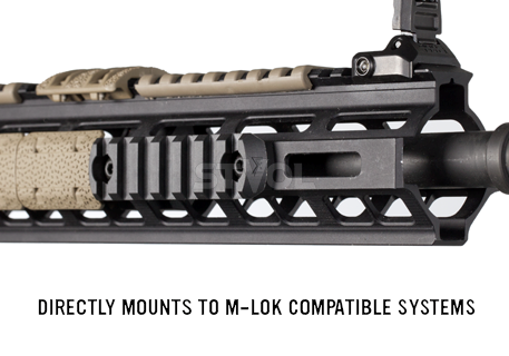 Планка Пікатінні Magpul Polymer 7 Slots M-Lok Systeme - Black фото 6