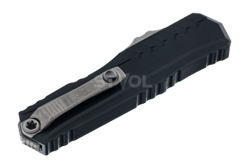 Ніж Microtech Cypher II D/E OTF, Apoc, чорне руків'я фото 5