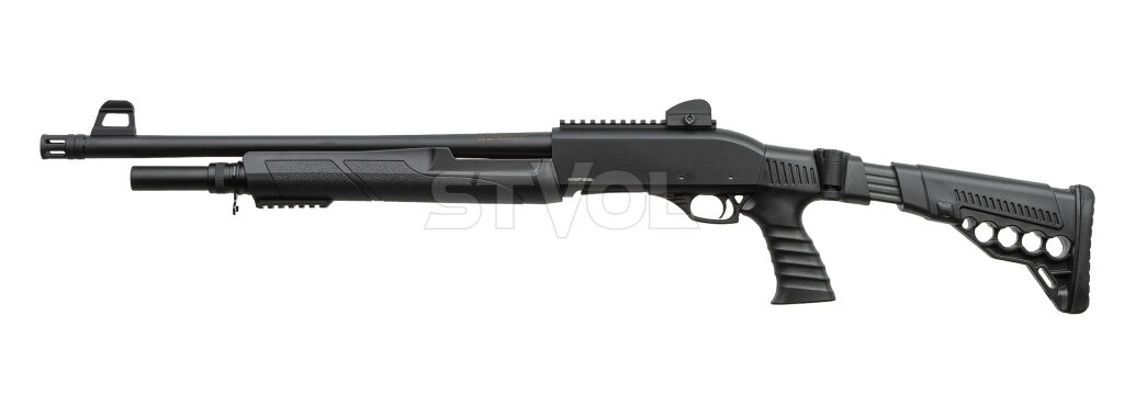 Рушниця мисливська BESTHUGLU BA112 TELESCOPIC BLACK, кал. 12, 18,5" фото 2