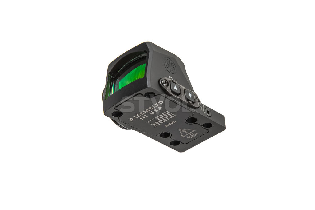 Прицел коллиматорный Sig Optics ROMEO-X PRO FOOTPRINT, OPEN, 3 MOA RED DOT, BLACK Фото 4