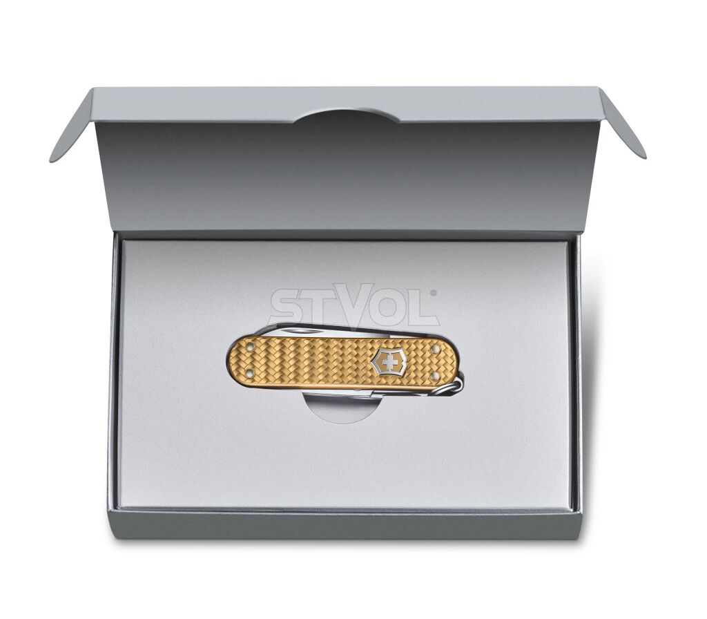 Ніж Victorinox Classic SD Precious Alox Brass Gold фото 4