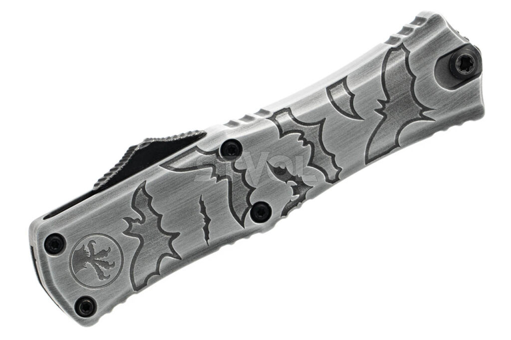 Нож Microtech Hera II Mini D/E OTF, Signature Brushed Metal Bats Фото 3