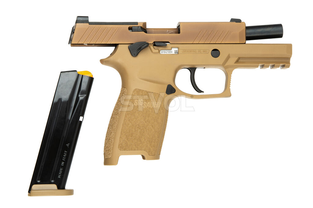 Пистолет спортивный Sig Sauer M18, 9MM, 3.9IN, COYOTE, SIGLITE, (1) 17RD (2) 21RD MAG, MANUAL SAFETY Фото 6