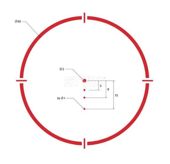 Приціл коліматорний SIG Optics ROMEO4T BALLISTIC 2 MOA DOT 65 MOA CIRCLE, SOLAR, BLACK фото 2