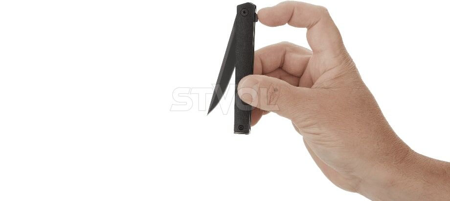 Нож CRKT "CEO Black", флиппер, чёрный Фото 3