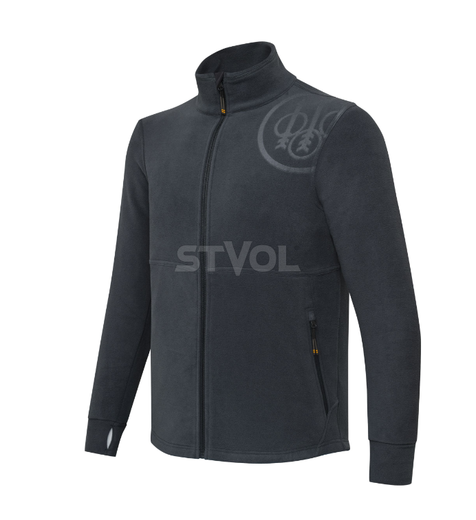 Кофта флісова HP Logo Full Zip "Beretta" (ebony) фото