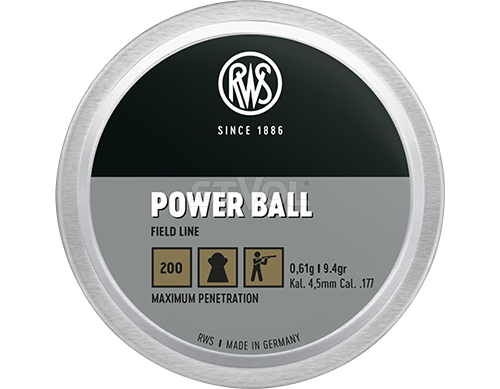 Пульки RWS PowerBall 0,61 гр.200 шт кал.4,5 мм