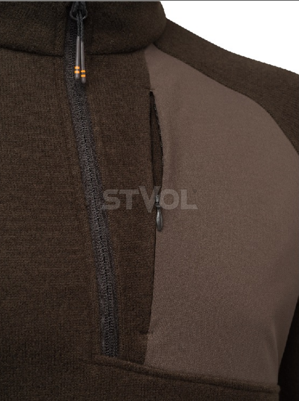 Кофта флисовая Abisko Half Zip "Beretta" (brown) фото 3