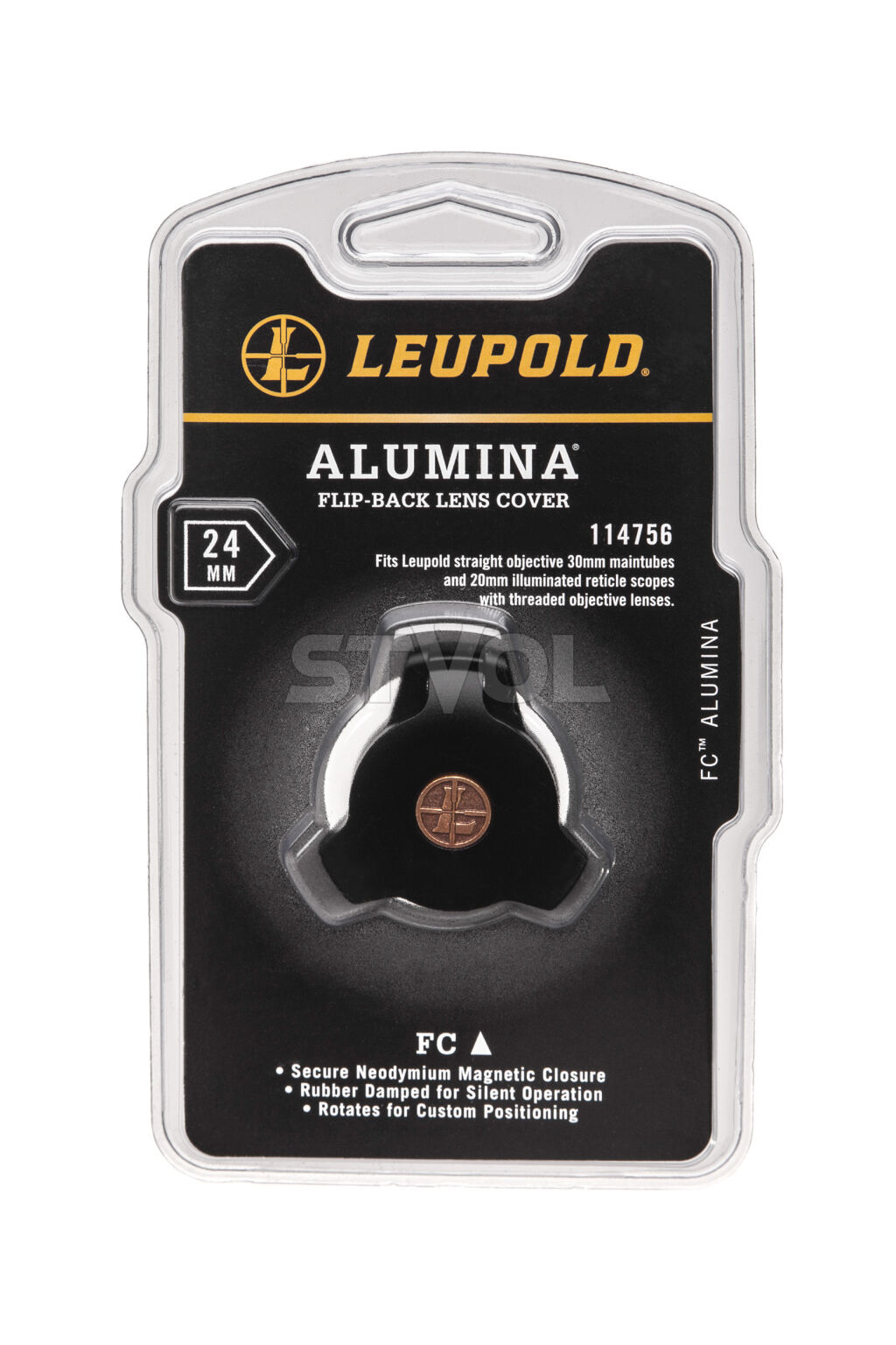 Кришка для прицілу Leupold Alumina Flip Back Lens Cover 24 mm фото