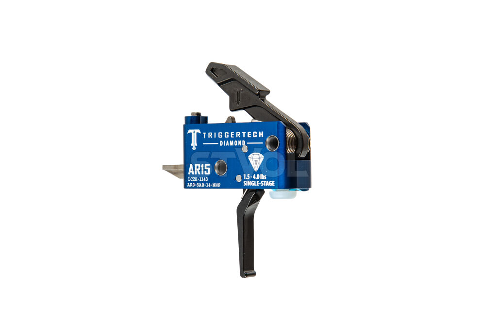 AR0-SAB-14-NNF УСМ TriggerTech AR15 Diamond Flat Single Stage Admiral Blue Фото 3