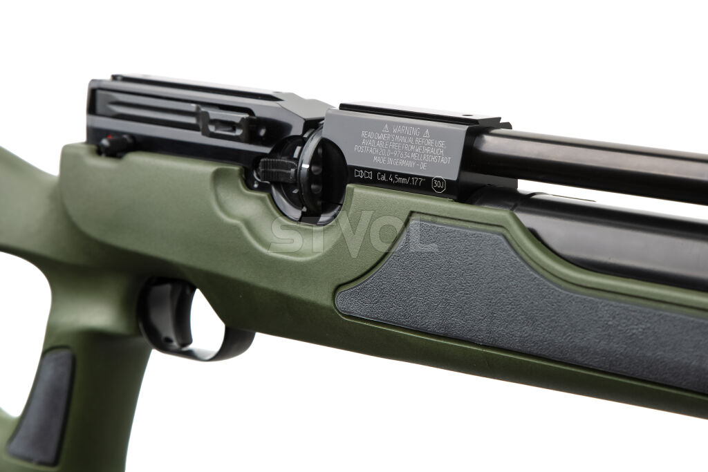 Пневматическая редукторная РСР винтовка Weihrauch HW 100 T Synthetic stock кал. 4,5 Фото 7