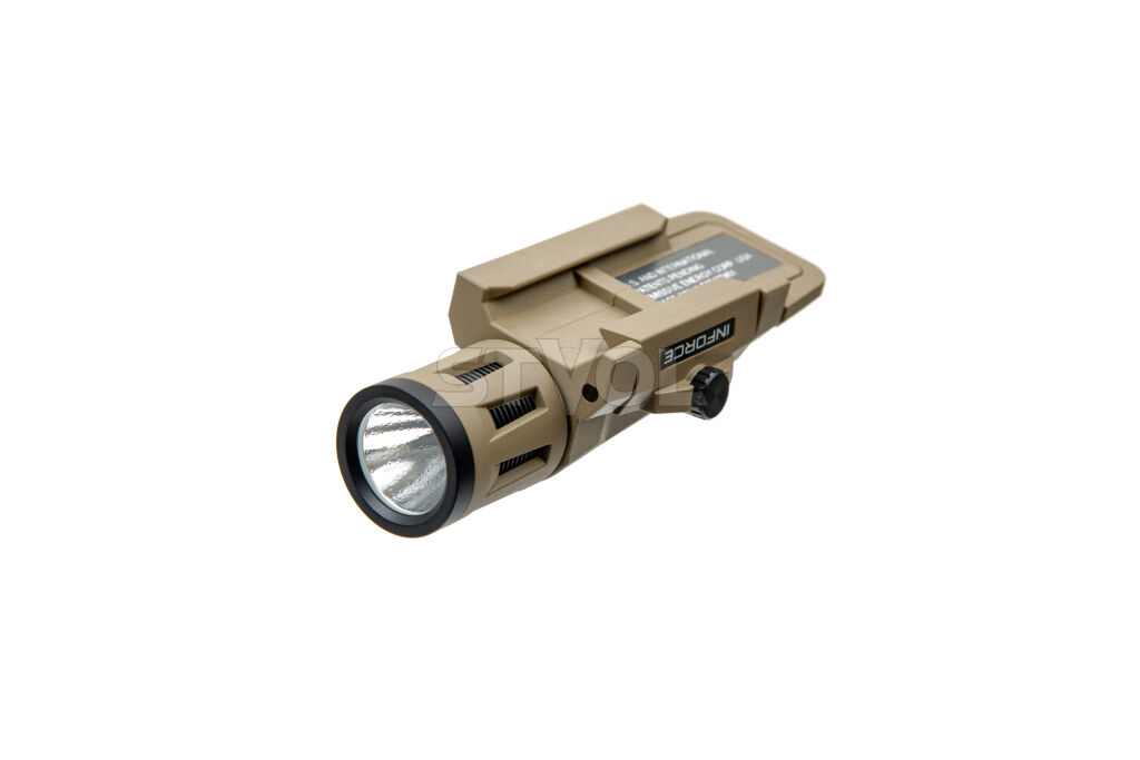 Фонарик для шлема INFORCE WML, Flat Dark Earth Body, White LED Gen2