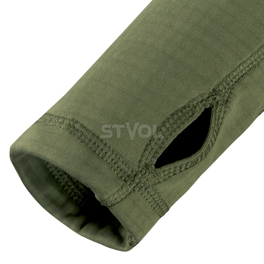 Свитер с флисовым начесом Base II Crew Condor (olive) Фото 2