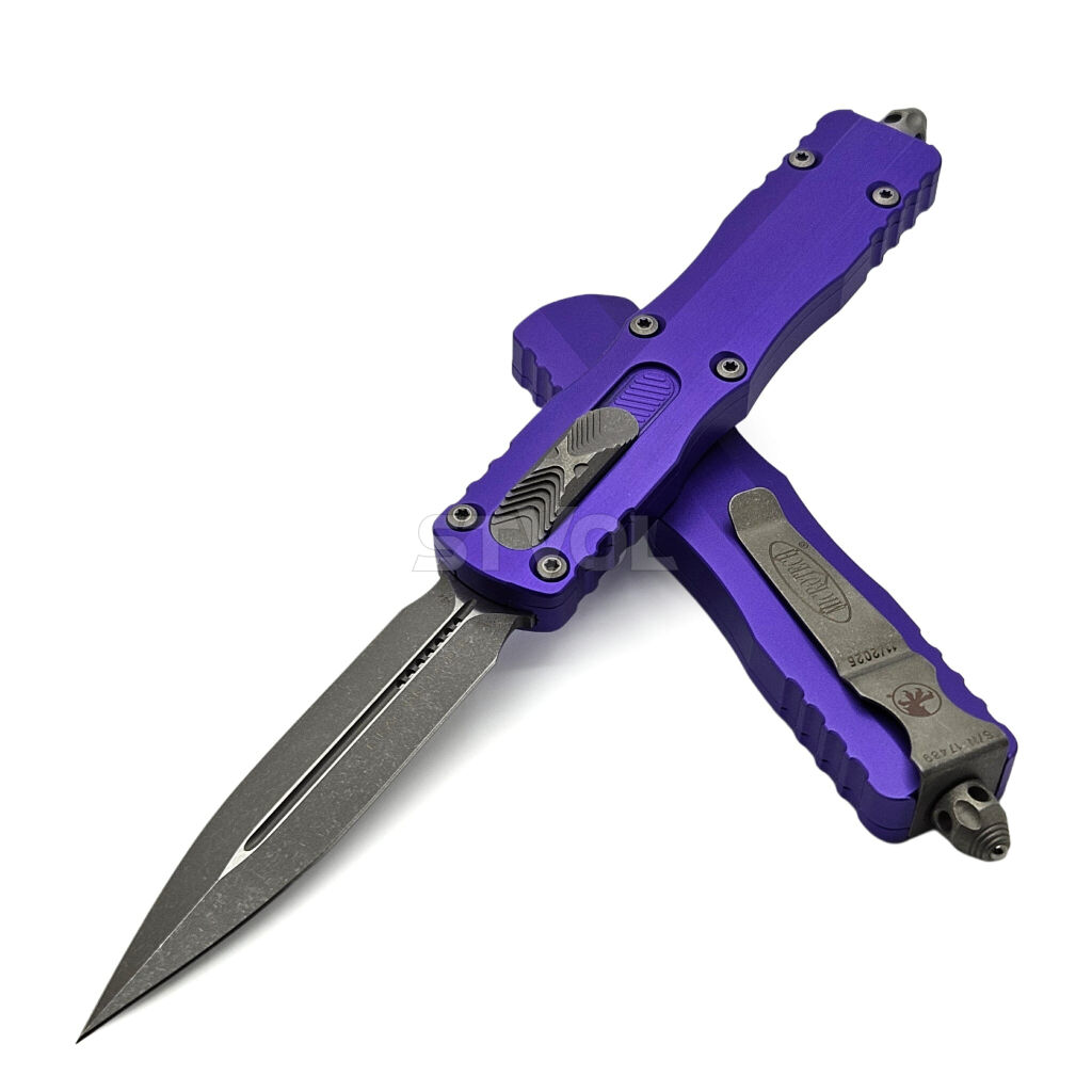 Ніж Microtech Dirac D/E OTF, Apoc Purple фото