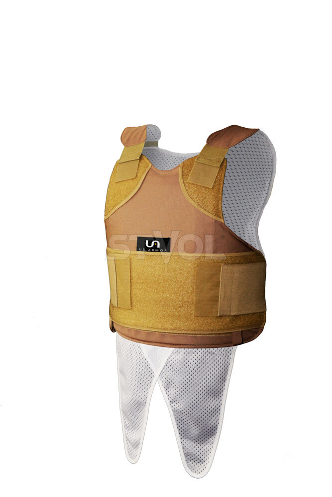 Жилет USArmor XP Long (L) Tan + металеві пластини фото