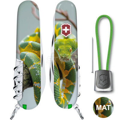 Ніж Victorinox Swiss Army Climber Zodiac Зелена змія фото 2